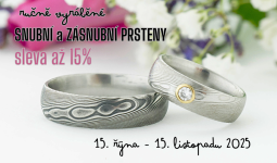 Sleva na snubn prsteny podzim 2025