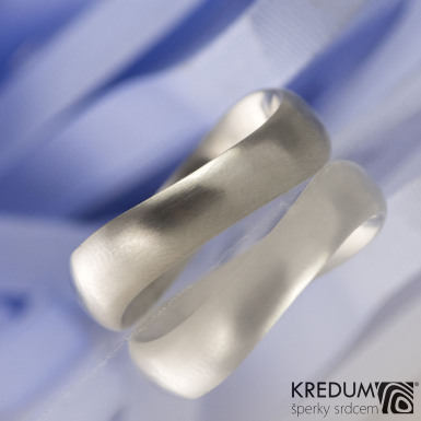 FOREVER Prima - kovaný snubní prsten z nerezové oceli