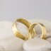 Golden Draill yellow - Zlat snubn prsteny
