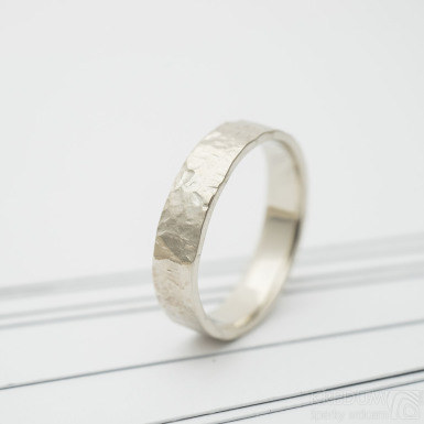 Archeos gold white - zlatý snubní prsten - SK3965