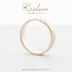 Wood gold red - zlat snubn prsten - SK3927
