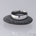 Kovaný nerezový snubní prsten - Klasik, lesk - profil D