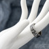Archeos Glanc - Kovaný nerezový snubní prsten, SK1650