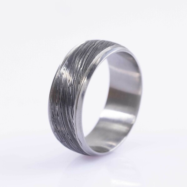 Kasiopea Steel - voda - Kovan� snubn� prsten, vel. 72,5 - CR6468