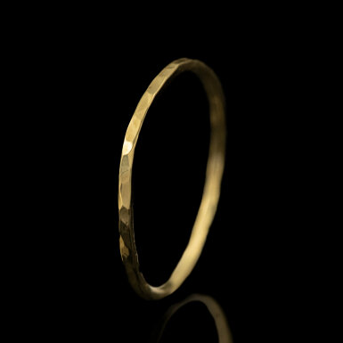 Plain gold yellow Natura - zlat prsten, vel. 56, CR6523