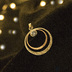 Luxusn zlat pvsek s diamantem, SK4807