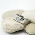 Draill lesklý a měsíční kámen - velikost 51, šířka 6 mm, tloušťka střední - Nezerové snubní prsteny - k 1514