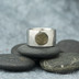 Draill matn a labradorit - velikost 56, ka 12,2 mm, prmr kamene 89 mm, tlouka 2,5 mm - Kovan nerezov prten - sk1861 (3)