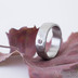 Draill matný a pink safír 2,2 mm do Ag - velikost 55, šířka 6,2, tloušťka 1,7 mm - Kovaný záasnubní prsten - sk2389 (2)