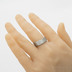 FOREVER Draill matn - Kovan nerezov snubn prsten - velikost 63,5 ka materilu 7 mm, ka vlny celkem 10 mm - produkt SK2353