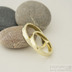 Golden draill yellow - 3 a 58, šířka 3,5 mm, tloušťka 1,5 mm, žluté zlato lesklé - Zlaté snubní prsteny - k 2327 (3)