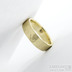 Golden draill yellow - velikost 48, šířka 5 mm, tloušťka 1,2 mm, matný - Zlaté snubní prsteny - k 1777 (6)