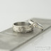 Gordik flower bl Au a 1,5 mm diamant - 51, ka 3 mm a Gordik - 63, ka 7 mm - Motan snubnprsteny - k 2141