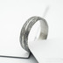 Snubn prsten damasteel - Prima s linkou, struktura voda, lept tmav stedn, profil B+CF, velikost 60, ka 6 mm, tlouka 1,7 mm - k 4108