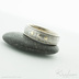 Snubn prsten Kasiopea white, devo, ir diamant a dva zlat suky - SK5295