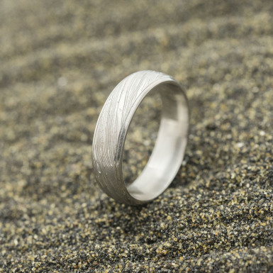 Kasiopea Steel - voda - Kovaný snubní prsten, SK2980