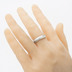 Klsek - Kovan nerezov snubn prsten - velikost 64, ka 5 mm, tlouka stny 1,8 mm, profil B - produkt SK2721
