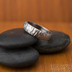 Klasik Bark světlý - Kovaný nerezový snubní prsten - SK1870 - velikost 53, šířka 4,9 mm