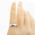 Zásnubní prsten chirurgická ocel - Klasik natura nerez, lesklý + čiry diamant 1,7 mm, velikost 53, šířka 5,2 mm, tloušťka 1,7 mm - sk2981
