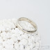 Klasik gold white - 52, ka 3,5 mm, tlouka 1,5 mm, profil B - Snubn prsteny z blho zlata - sk2326 (2)