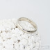 Klasik gold white - 52, ka 3,5 mm, tlouka 1,5 mm, profil B - Snubn prsteny z blho zlata - sk2326 (2)