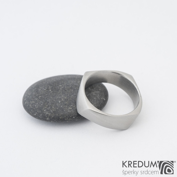 Kumali 68 7,5 1,8 mm - Nerezový prsten sk1290  (2)