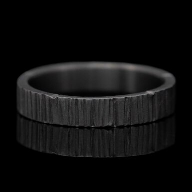 Wood tantal - matn� - vel. 53,5 - snubn� prsten z tantalu, CR6479