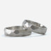Rock matný - kovaný snubní prsten z nerezové oceli