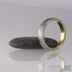 Orion yellow - devo - produkt slo 1740 - Zlat snubn prsten a damasteel