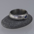 Prima a safír do Ag - Damasteel snubní prsten - velikost 48, šířka 5,5 mm, tloušťka 1,8 mm, profil A, lept 50% SV - s1347 (2)