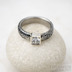 Prima Cube lady - Damasteel zásnubní prsten, SK1634