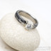Prima Cube lady - Damasteel zásnubní prsten, SK1634