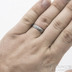 Prsten damasteel - Prima, sturktura kolečka - velikost 68, šířka 5 mm, tloušťka střední (do 2 mm), lept střední tmavý, profil B+CF - k 2744