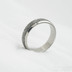 Prima line, kolečka - 56,5, šířka 5 mm, tloušťka 1,5 mm, lept 75% TM - Snubní prsten z oceli damasteel, SK3038