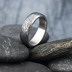 Prima line - Snubní prsten kovaná nerezová ocel damasteel, SK1613