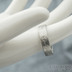 Snubní prsteny Prima damasteel, voda - velikost 62, šířka 5,5 mm; tloušťka 1,4 mm, lept světlý střední, profil B - sk1975