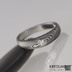 Prsten damasteel Siona a čirý diamant 2.7 mm - AVT 5196