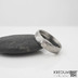 Prsten kovan - Skalk titan a ir diamant 2 mm - leskl