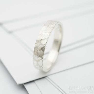 RAW silver - st��brn� snubn� prsten