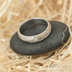 Rocksteel a čirý diamant 2 mm, dřevo - vel 49, š 4 mm, tl střední, 75% SV - Damasteel snubní prsteny - k 1485 (2)