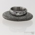 Rocksteel a ir diamant 1,7 mm, devo - Kovan snubn prsten damasteel, S1643