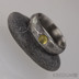 Rocksteel a kámen natura - Snubní prsten z oceli damasteel 