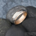 Rocky titan red - vel 63, ka 6 mm, tlouka 1,9 mm, erven Au, okraj ehladk 2x0,75, matn - Snubn prsteny - k 1311 (5)