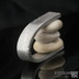 Peblering - Kovaný prsten damasteel s oblázky - velikost 63 - 65