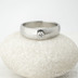 Siona a diamant 3 mm - vel 54,5, šířka hlavy 5 mm do dlaně 4 mm, dřevo - lept 25% sv, B - Damasteel zásnubní prsten - k 1462 (3)