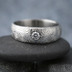 Zsnubn prsten s diamantem - Siona, vzor koleka, lept svtl stedn, diamant 3mm, velikost 59, ka 6mm, profil B - K1202
