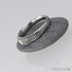 Siona line a diamant 2,75 mm - Kovan prsten damasteel, S1335