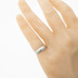 Snubn prsten damasteel - Siona, struktura voda, lept svtl stedn, profil A - velikost 49, ka hlava 5,5 mm, do dlan 3 mm, tlouka hlavy 2,4 mm, do dlan 1,3 mm - sk2706