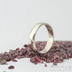 Skalák gold white - lesklý - velikost 55, šířka 4,5 mm, tloušťka 1,3 mm - Zlatý snubní prsten