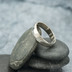 Skalák gold white - lesklý - velikost 55, šířka 4,5 mm, tloušťka 1,3 mm - Zlatý snubní prsten, SK2058